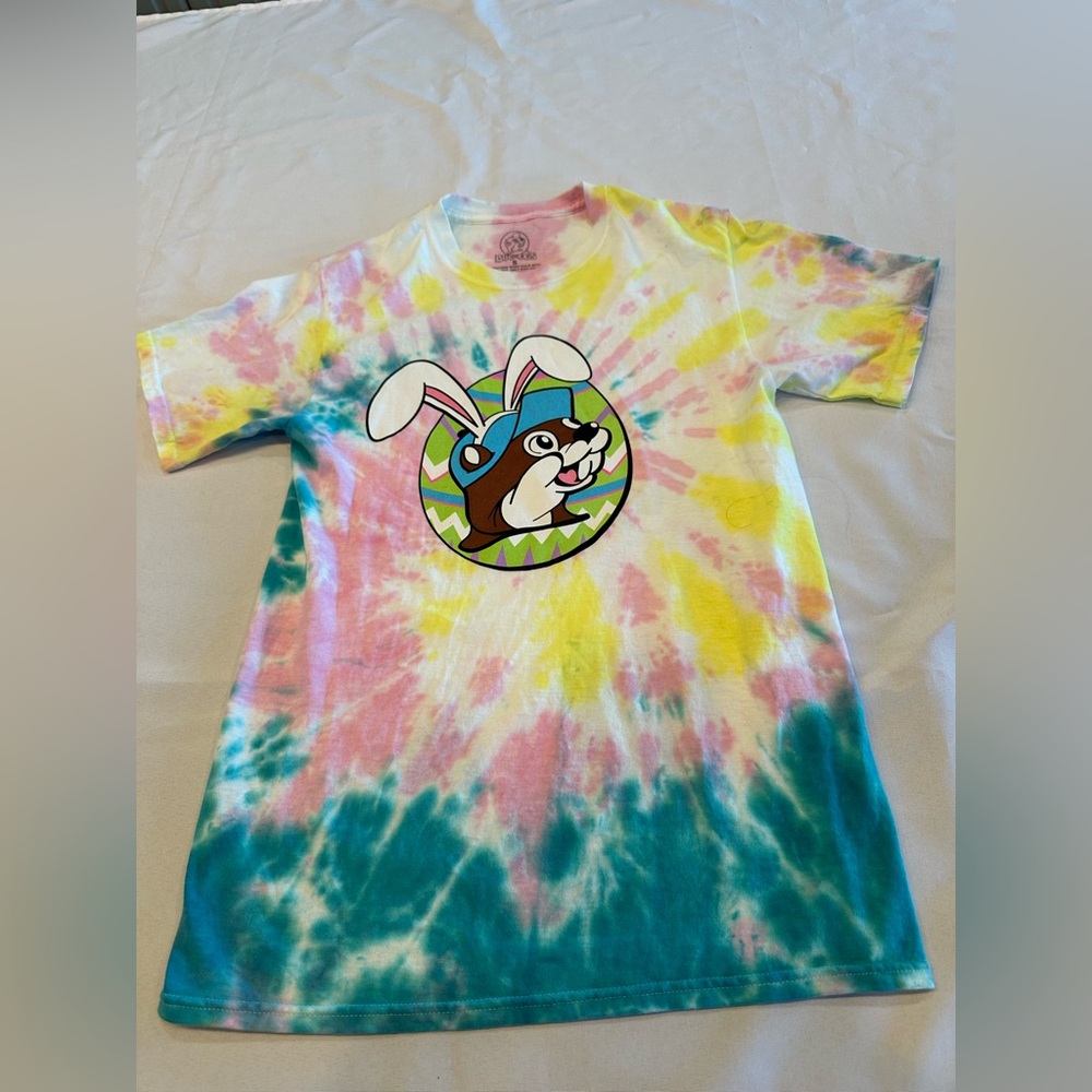 Bucee’s Tie-Dye Short Sleeve Tee Size Small
